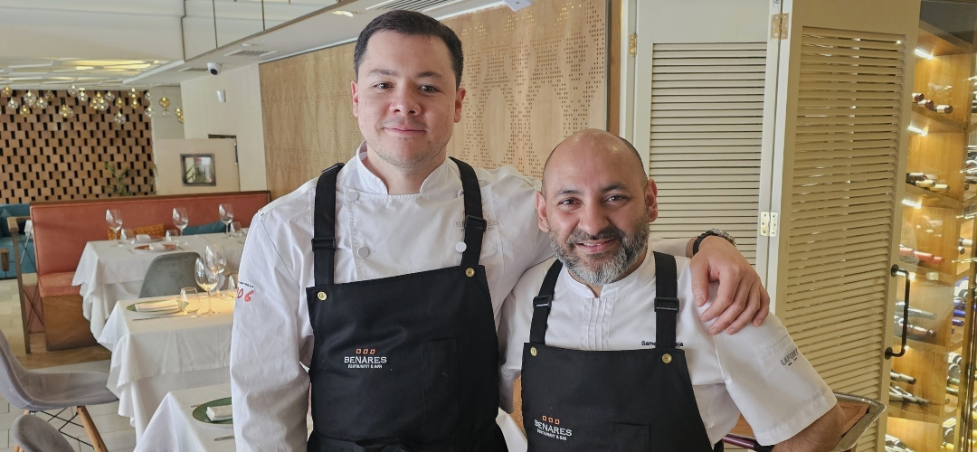 Benares Madrid celeba su 10º Aniversario con un menú a cuatro manos con el chef estrella Michelin de Londres Sameer Taneja.
