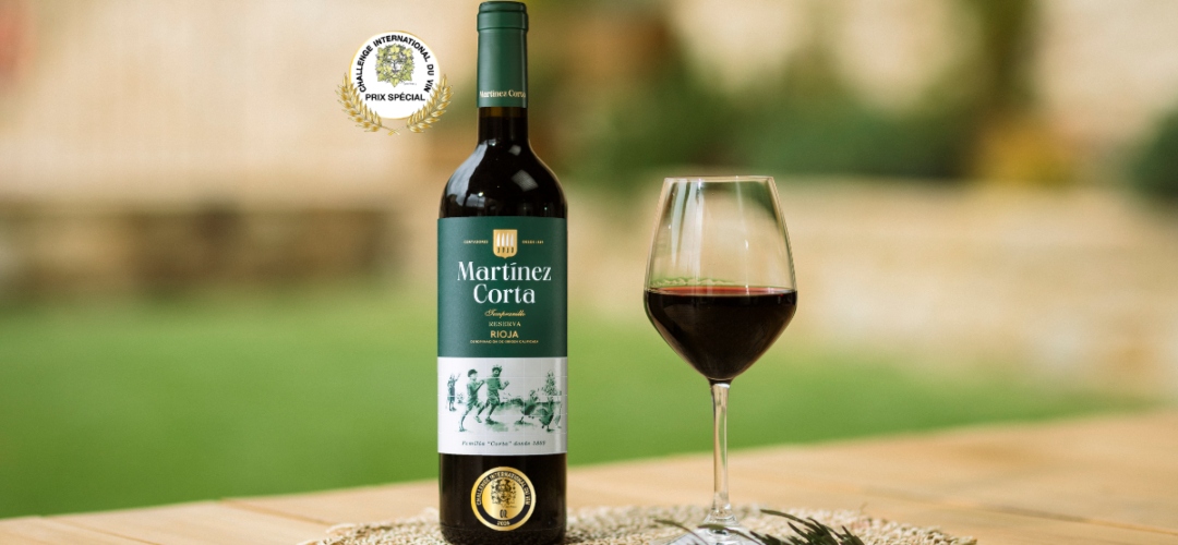 Martínez Corta Reserva 2020 recibe el Premio Especial al mejor vino tinto y una Medalla de Oro en el Challenge International du Vin.