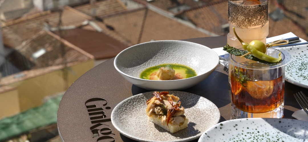 Celebra el Dia Mundial del aperitivo en Ginkgo Restaurante & Sky Bar.