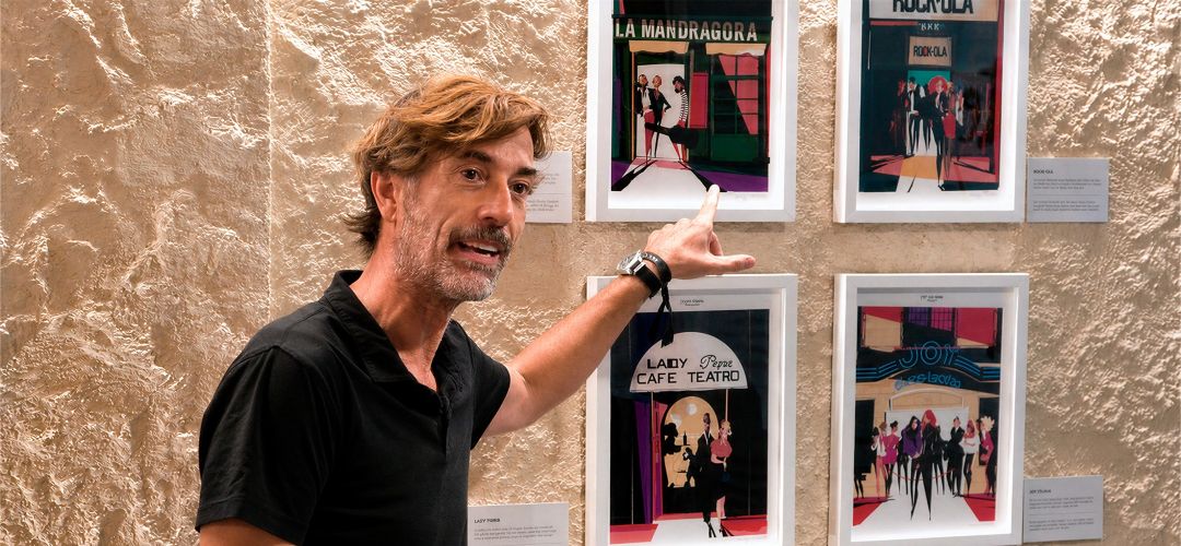 Jorge Arévalo ilustra el Madrid que resiste al olvido en la nueva exposición permanente de Letoh Gran Vía. 