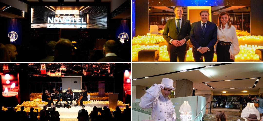 Novotel Madrid Center brinda por su décimo aniversario con una gran fiesta. 